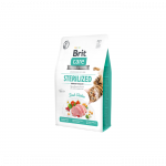 Brit Care Cat GF Sterilized Urinary Health sausas maistas sterilizuotoms katėms, 0,4 kg