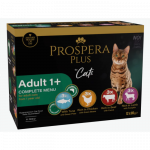 Konservuotas kačių maistas - Prospera Plus, mai&scaron;elis katei suaugusiam(-ai) nuo 1 metų, mi&scaron;inys, 12 x 85 g