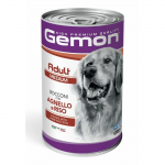 Gemon Wet Dog Chunks Adult Medium drėgnas maistas &scaron;unims su ėriena ir ryžiais, 1250 g