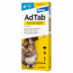 Elanco AdTab 48 mg, kramtomosios tabletės katėms 2 kg&ndash;8 kg, nuo blusų ir erkių, 1 vnt.