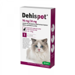 Dehispot 96 mg/24 mg 1,12 ml užla&scaron;inamasis tirpalas mažoms katėms, nuo kirmėlių, 1 vnt.