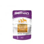 Gemon Wet Dog Pouches drėgnas maistas &scaron;uniukams su vi&scaron;tiena, 100 g
