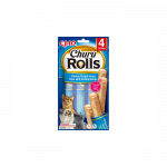 Churu Cat Rolls Chicken Tuna Scallop begrūdis skanėstas katėms, 40 g