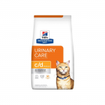 Hill's Prescription Diet Urinary Care c/d Multicare Chicken sausas maistas katėms, sveikiems &scaron;lapimo takams palaikyti, 1,5 kg