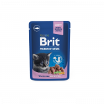 Brit Premium White Fish Kitten drėgnas maistas kačiukams, 100 g