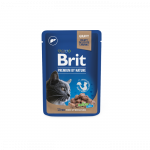 Brit Premium Liver for Sterilised drėgnas maistas sterilizuotoms katėms, 100 g