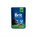 Brit Premium Chicken Slices Sterilised drėgnas maistas sterilizuotoms katėms, 100 g
