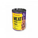 Josera Meat Lovers Junior Menu Turkey konservuotas maistas jauniems &scaron;unims su kalakutiena, 400 g