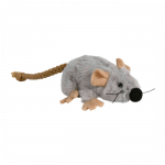 Trixie pliu&scaron;inė pelė, žaislas katėms, su katžole, 7 cm