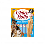Churu Dog Rolls Chicken Cheese skanėstas &scaron;unims, 96 g