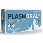 Pharmadiet Plasmoral Immunity papildai &scaron;unims ir katėms imunitetui stiprinti, 60 tablečių