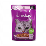 Whiskas drėgnas maistas suaugusioms katėms su la&scaron;i&scaron;a, 85 g