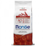 Monge Dry Dog Natural Superpremium Spec. Line All Breeds Puppy sausas maistas &scaron;uniukams su ėriena, 12 kg