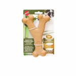 GimDog Bam-Bones bambukinis kaulas, vi&scaron;tienos skonio, 17,8 cm