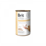 Brit GF Veterinary Diets Hepatic drėgnas maistas &scaron;unims, turintiems kepenų nepakankamumą, 0,4 kg