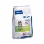 Virbac Veterinary HPM Baby Pre Neutered Cat subalansuotas ėdalas kačiukams, 3 kg
