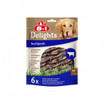 8in1 Delights jautienos spiralės skanėstai &scaron;unims, 6 vnt.