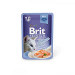 Brit Premium Delicate Fillets in Jelly Salmon drėgnas maistas katėms, 85 g