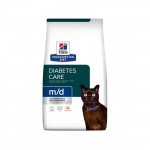 Hill's Prescription Diet Diabetes Care m/d Chicken sausas maistas katėms, padedantis numesti svorio ir reguliuoti cukraus kiekį kraujyje, 3 kg