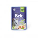 Brit Premium Delicate Fillets in Jelly Trout drėgnas maistas katėms, 85 g