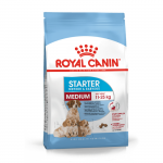 Royal Canin Medium Starter sausas maistas nė&scaron;čioms ir maitinančioms patelėms ir vidutinio dydžio veislių &scaron;uniukams, 4 kg