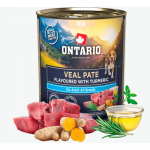 Konservuotas &scaron;unų maistas - Ontarijo ver&scaron;ienos pa&scaron;tetas su ciberžole, 800 g