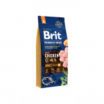Brit Premium By Nature Adult M sausas maistas vidutinio dydžio veislių &scaron;unims, 3 kg