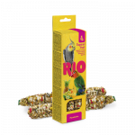 RIO lazdelės su tropiniais vaisiais ilgauodegėms papūgoms, 2x40g