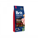 Brit Premium By Nature Adult L sausas maistas didelių veislių &scaron;unims, 15 kg