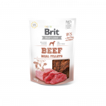 Brit Jerky Beef Real Fillets skanėstas &scaron;unims, 80 g