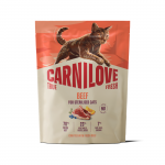 Carnilove True Fresh Beef Adult sausas maistas sterilizuotoms katėms, 0,4 kg