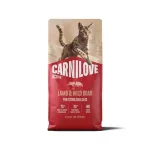 Carnilove Lamb-Wild Boar Adult Cat Sterilised begrūdis, sausas maistas katėms, 6 kg