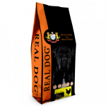 Real Dog Adult sausas maistas &scaron;unims su vi&scaron;tiena ir ryžiais, 20 kg