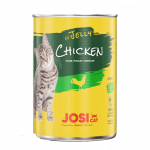 JosiCat Chicken in Jelly konservuotas maistas katėms su vi&scaron;tiena drebučiuose, 400 g