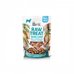 Brit Dog Raw freeze-dried Skin-Coat Fish-Chicken skanėstai &scaron;unims, 40 g