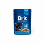 Brit Premium Chicken Chunks Kitten drėgnas maistas kačiukams, 100 g