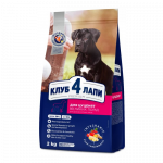 CLUB 4 PAWS Premium Visavertis pa&scaron;aras didelių veislių &scaron;uniukams su vi&scaron;tiena, 2 kg