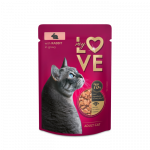 MY LOVE visavertis konservuotas ėdalas suaugusioms katėms su triu&scaron;iena &scaron;velniame padaže, 85 g