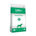 Calibra Veterinary Diets Dog Renal - Cardiac sausas maistas &scaron;unims, sergantiems &scaron;irdies ir inkstų ligomis, 12 kg