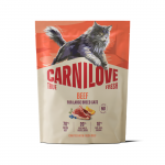 Carnilove True Fresh Beef Adult Large Breed sausas maistas didelių veislių katėms, 0,4 kg