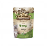 Carnilove Duck Catnip begrūdis, drėgnas maistas katėms, 85 g