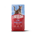 Carnilove Active Salmon-Turkey Adult sausas maistas katėms, 6 kg