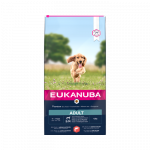 Eukanuba S/M sausas maistas suaugusiems &scaron;unims su la&scaron;i&scaron;a ir miežiais, 12 kg