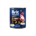 Brit Premium by Nature Turkey with Liver drėgnas maistas &scaron;unims, 400 g