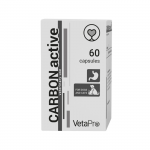 VetaPro Carbon Active papildai &scaron;unims ir katėms sutrikusiai vir&scaron;kinimo trakto veiklai, N60
