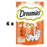 Skanėstai katėms DREAMIES, su vi&scaron;tiena, 60 g x 6 vnt. pakuotė