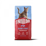 Carnilove Active Salmon-Turkey Adult sausas maistas sterilizuotoms katėms, 6 kg