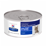 Hill's Prescription Diet Diabetes and Weight Management m/d Original drėgnas maistas katėms su vir&scaron;svoriu ar sergančioms diabetu, 156 g