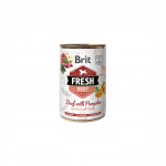 Brit Fresh konservai &scaron;unims Beef-Pumpkin, 400 g