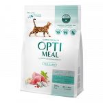 OPTIMEAL&trade; Visavertis pa&scaron;aras sterilizuotoms katėms ir kastruotiems katinams - kalakutiena ir avižos, 0,2 kg
